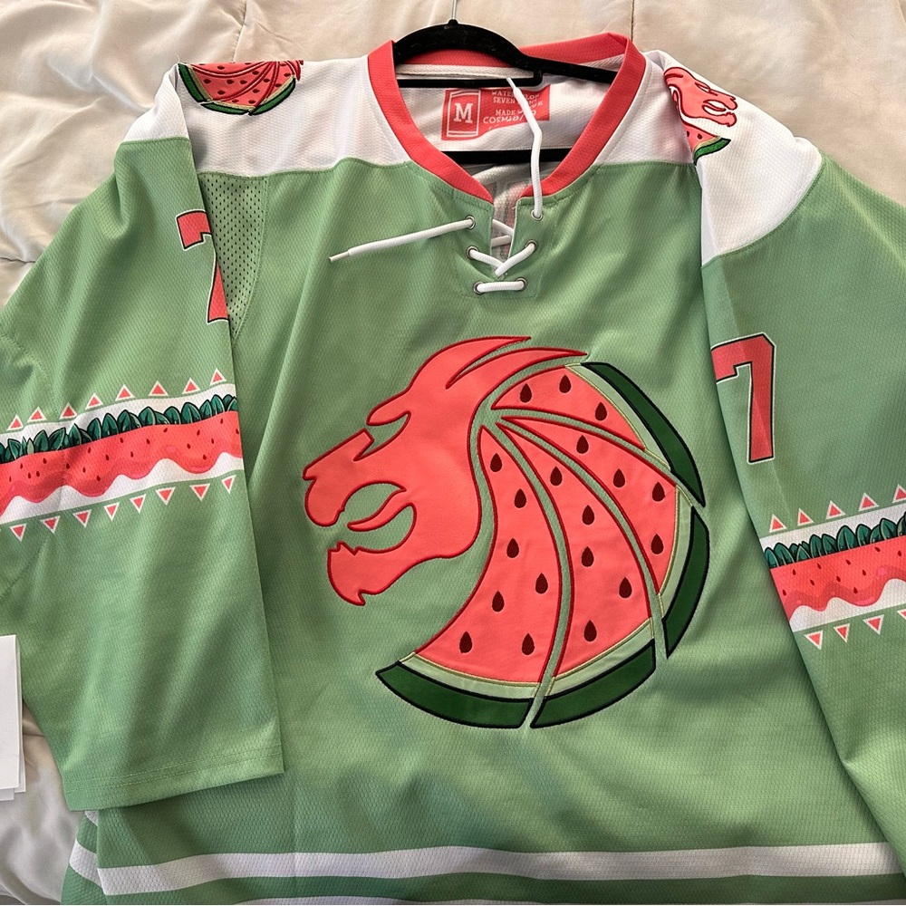 Watermelon Seven Lions Hockey Jersey - Picture 1 of 3